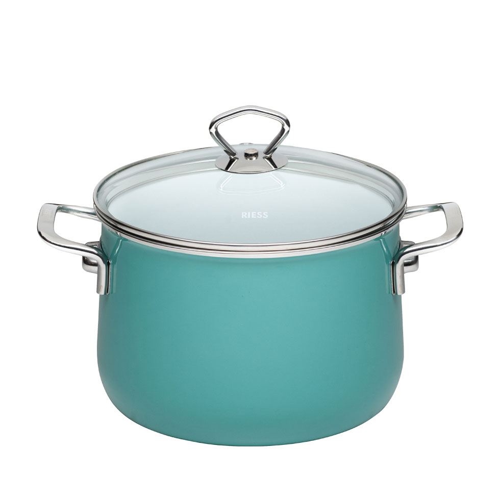 Stewpot with glass lid  20  4.00 l – Nouvelle – Nature Green