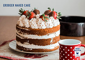 Erdbeer-Naked-Cake
